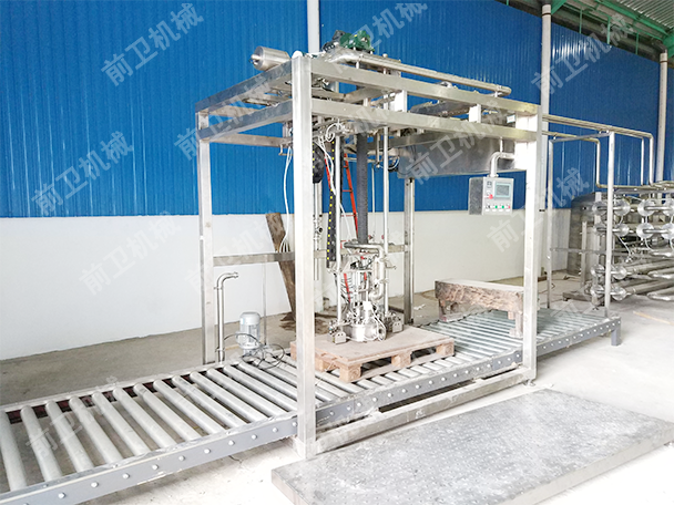 Ton box aseptic filling machine